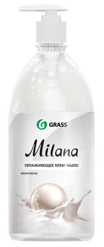 Крем-мыло Milana жемчужное 1л GRASS